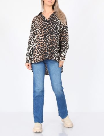 Camasa Oversize Vero Moda, animal print