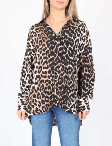 Camasa Oversize Vero Moda, animal print