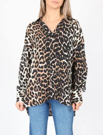 Camasa Oversize Vero Moda, animal print Animal print