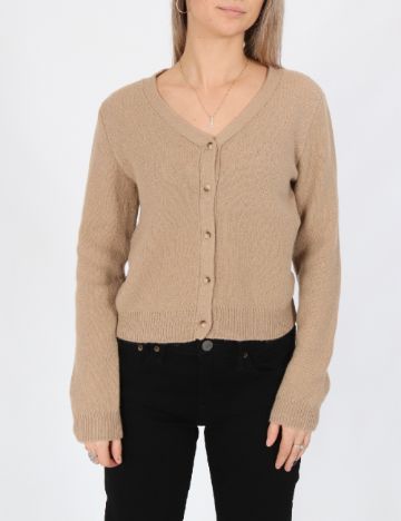 Cardigan Jacqueline de Yong, maro deschis