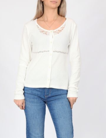 Bluza Jacqueline de Yong, alb