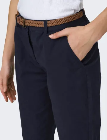 Pantaloni Jacqueline de Yong, bleumarin Albastru