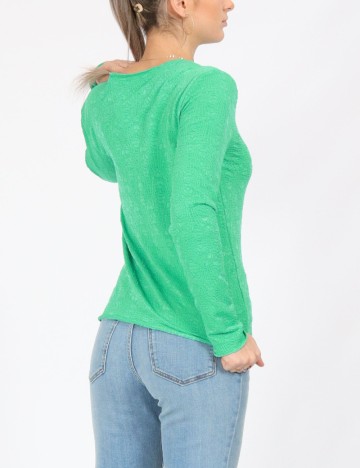 Bluza Pieces, verde