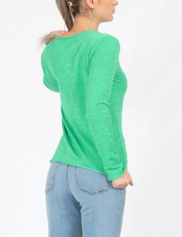 Bluza Pieces, verde Verde