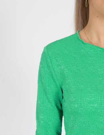 Bluza Pieces, verde