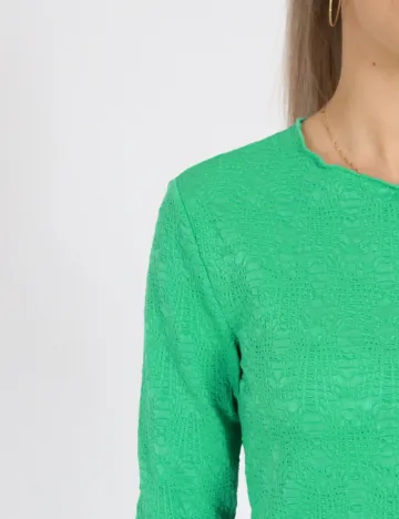 Bluza Pieces, verde Verde