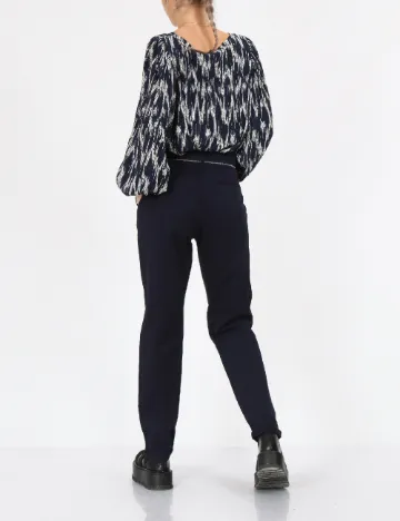 Pantaloni Only, bleumarin Albastru