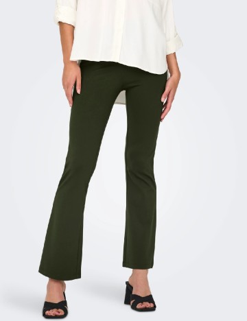 Pantaloni Jacqueline de Yong, verde