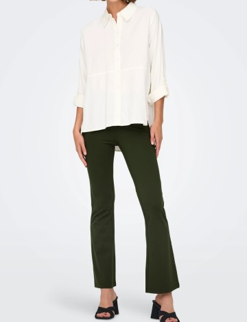 Pantaloni Jacqueline de Yong, verde