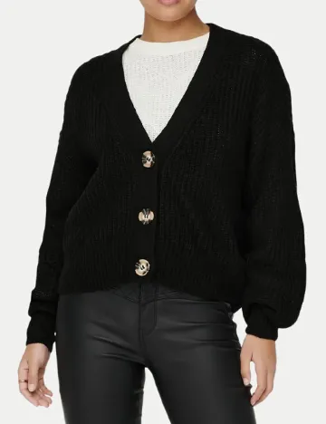 Cardigan Jacqueline de Yong, negru Negru