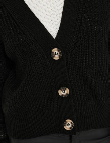 Cardigan Jacqueline de Yong, negru