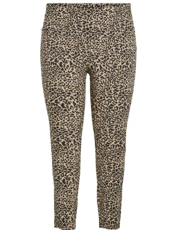 Pantaloni EVOKED VILA, animal print Animal print