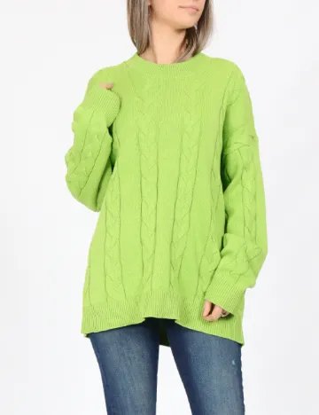 Pulover Oversize Jack&Jones, verde Verde