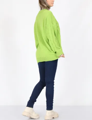 Pulover Oversize Jack&Jones, verde Verde