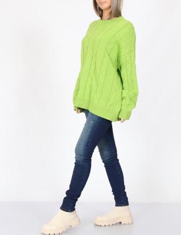 Pulover Oversize Jack&Jones, verde