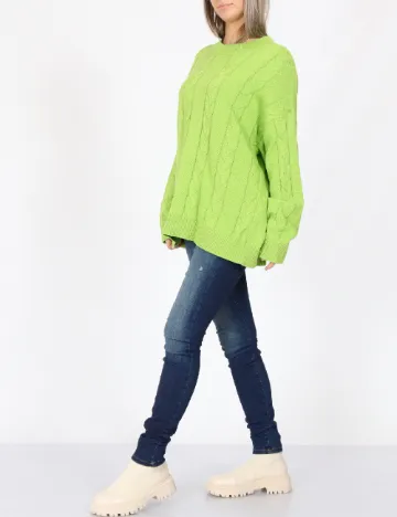 Pulover Oversize Jack&Jones, verde Verde