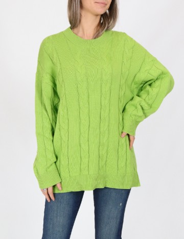 Pulover Oversize Jack&Jones, verde