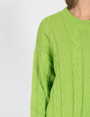 Pulover Oversize Jack&Jones, verde