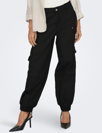 Pantaloni Only, negru