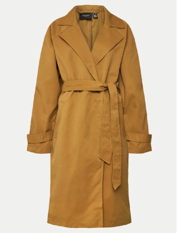 Trench Vero Moda Curve, maro