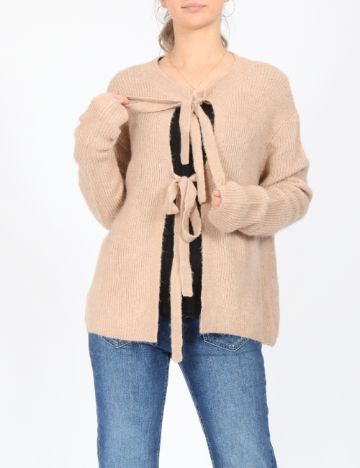 Cardigan Jacqueline de Yong, bej