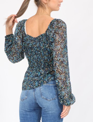 Bluza Vero Moda, negru floral