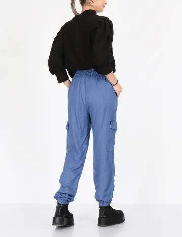 Pantaloni Only, albastru Albastru