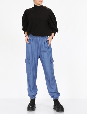 Pantaloni Only, albastru