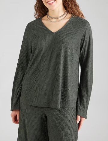 Bluza Only Carmakoma, verde