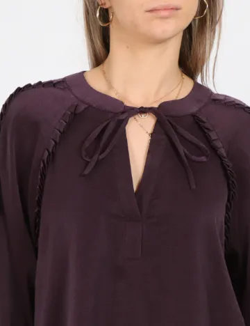 Bluza Vero Moda, pruna Mov