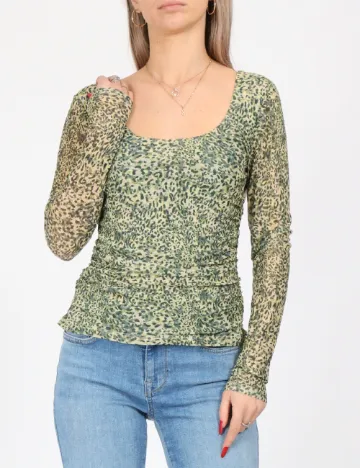 Bluza Jacqueline de Yong, verde Verde