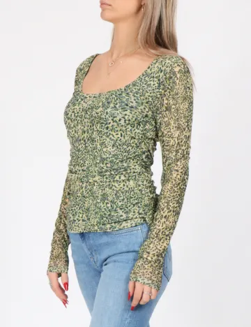 Bluza Jacqueline de Yong, verde Verde