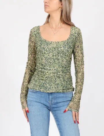 Bluza Jacqueline de Yong, verde Verde