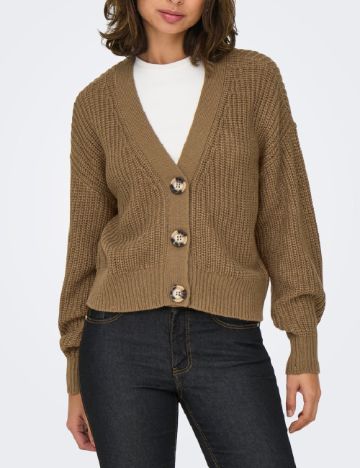 Cardigan Jacqueline de Yong, kaki