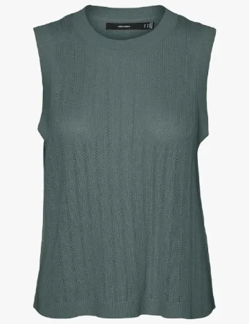 Top Vero Moda, verde Verde