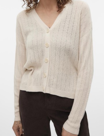 Cardigan Vero Moda, crem