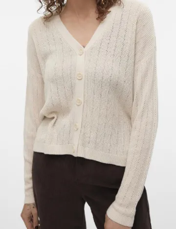 Cardigan Vero Moda, crem Crem