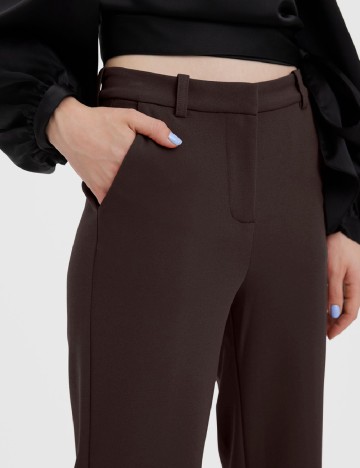 Pantaloni Vero Moda, maro