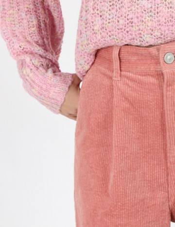 Pantaloni Vero Moda, roz pudra