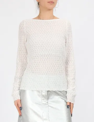 Bluza Vero Moda, alb Alb