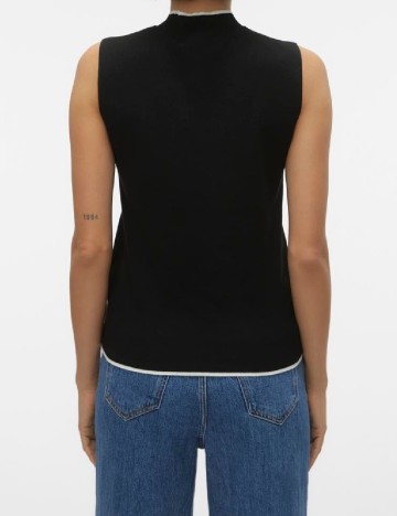 Top Vero Moda, negru