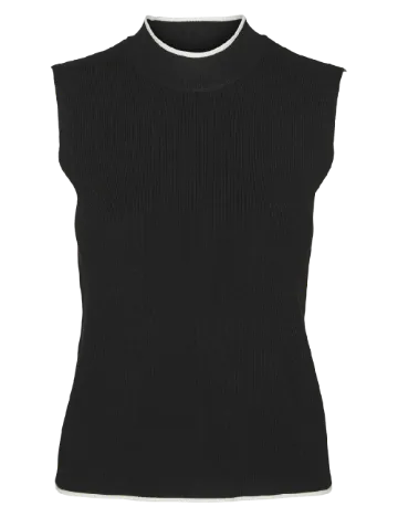 Top Vero Moda, negru Negru