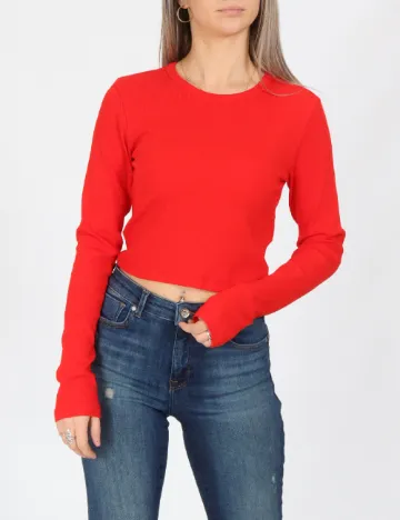 Top Vero Moda, rosu Rosu