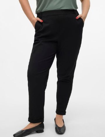 Pantaloni Vero Moda Curve, negru