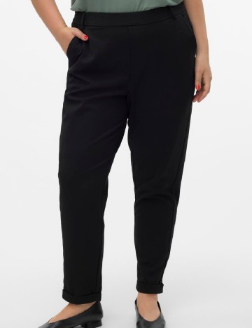 Pantaloni Vero Moda Curve, negru