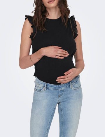 Bluza Only Maternity, negru