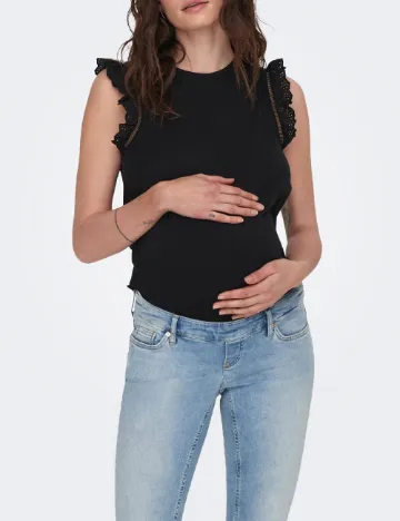 Bluza Only Maternity, negru Negru