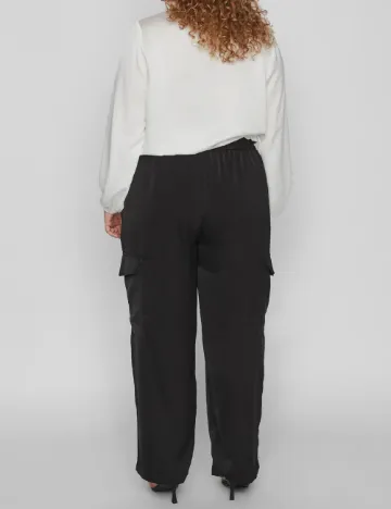 Pantaloni EVOKED VILA, negru Negru