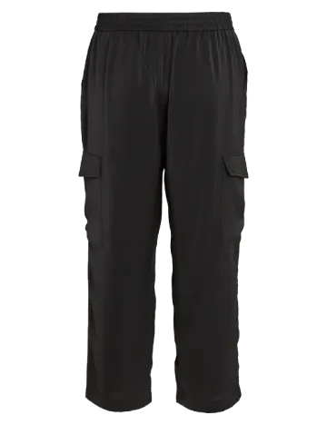 Pantaloni EVOKED VILA, negru Negru