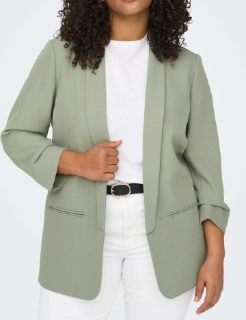 Blazer Only Carmakoma, verde